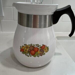 Corning Ware vintage percolator